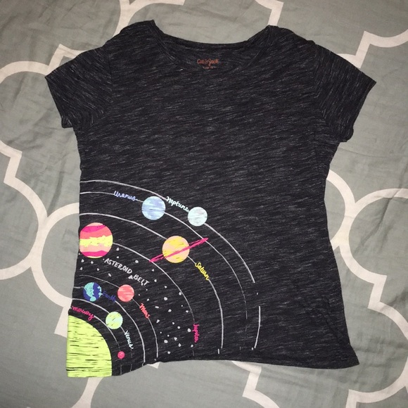 Cat & Jack Other - Like New Cat & Jack Planets 🌎 Shirt sz L (10/12)